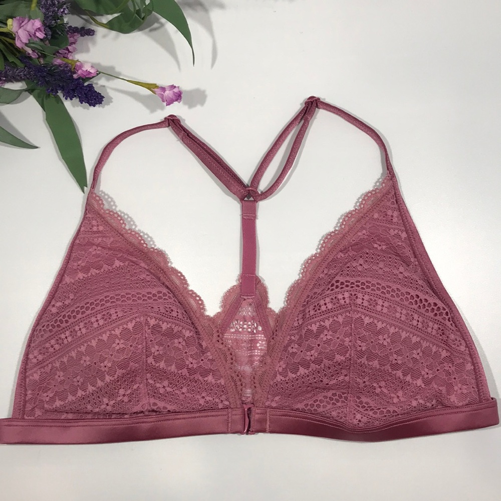 Victoria’s Secret Front Close Bralette Dusty Rose - Picture 7 of 13